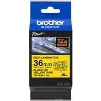 Nastro Brother TZe-SL661 - Nero su giallo