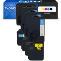 Toner compatibile Kyocera TK-5440K/C/M/Y - 4 colori Alta capacità Multipack