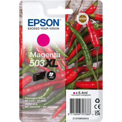Cartuccia stampante Epson 503XL (C13T09R34010) - Magenta Alta capacità