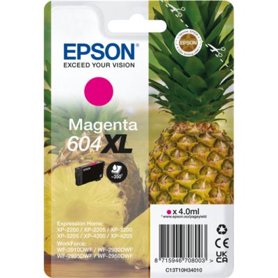 Cartuccia stampante Epson 604XL (C13T10H34010) - Magenta Alta capacità