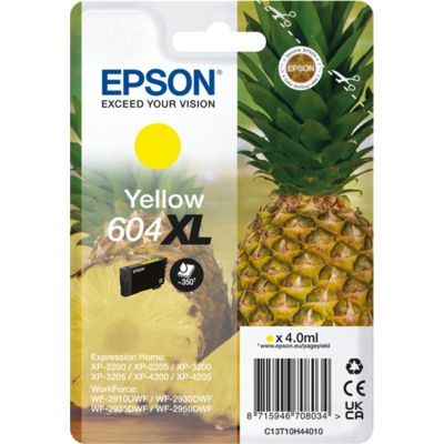 Cartuccia stampante Epson 604XL (C13T10H44010) - Giallo Alta capacità