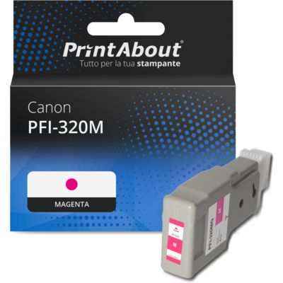 Cartuccia compatibile Canon PFI-320M - Magenta Alta capacità