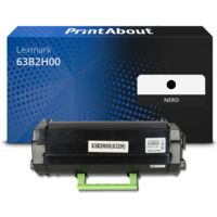 Toner compatibile Lexmark 63B2H00 - Nero Alta capacità