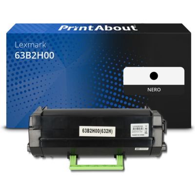 Toner compatibile Lexmark 63B2H00 - Nero Alta capacità