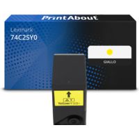 Toner compatibile Lexmark 74C2SY0 - Giallo Alta capacità