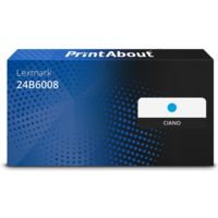 Toner compatibile Lexmark 24B6008 - Ciano