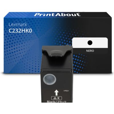 Toner compatibile Lexmark C232HK0 - Nero Alta capacità