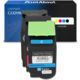 Toner compatibile Lexmark C232HK/C/M/Y0 - 4 colori Alta capacità Multipack