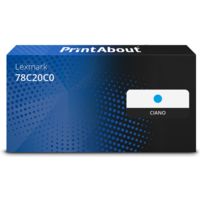 Toner compatibile Lexmark 78C20C0 - Ciano