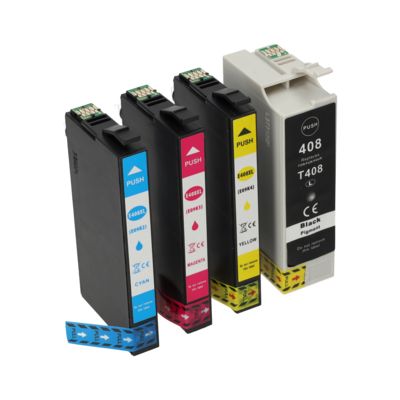 Cartuccia compatibile Epson 408L (C13T09K41/42/43/44010) - 4 colori Alta capacità Multipack