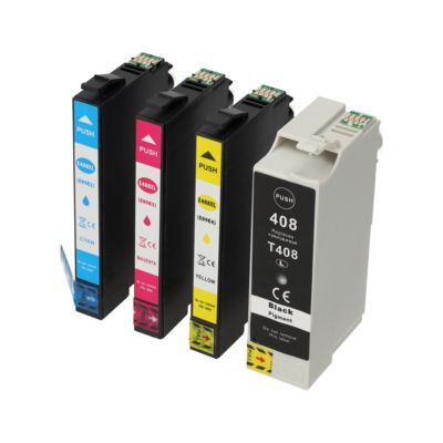 Cartuccia compatibile Epson 408L (C13T09K41/42/43/44010) - 4 colori Alta capacità Multipack