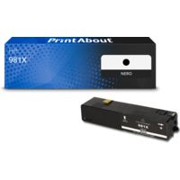 Cartuccia compatibile HP 981X (L0R12A) - Nero Alta capacità