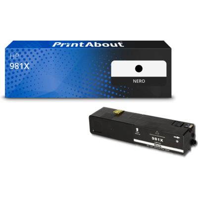Cartuccia compatibile HP 981X (L0R12A) - Nero Alta capacità