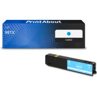 Cartuccia compatibile HP 981X (L0R09A) - Ciano Alta capacità