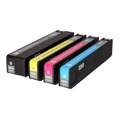 Cartuccia compatibile HP 981X (L0R09/10/11/12A) - 4 colori Alta capacità Multipack