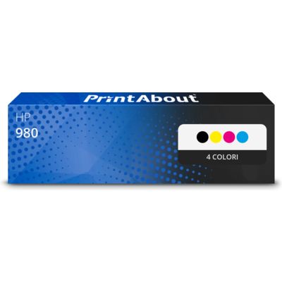 Cartuccia compatibile HP 980 (D8J07/08/09/10A) - 4 colori Multipack