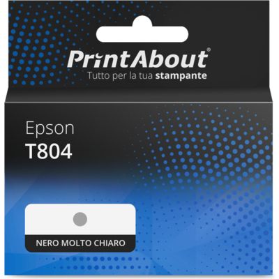 Cartuccia compatibile Epson T804 (C13T804900) - Nero molto chiaro