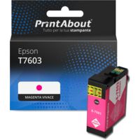 Cartuccia compatibile Epson T7603 - Magenta vivace