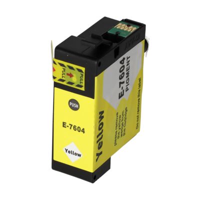 Cartuccia compatibile Epson T7604 - Giallo