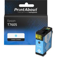 Cartuccia compatibile Epson T7605 - Ciano chiaro