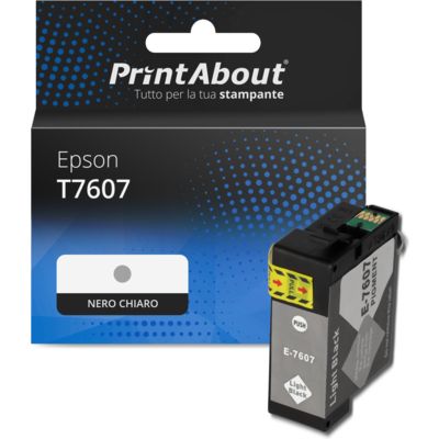 Cartuccia compatibile Epson T7607 - Nero chiaro