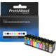 Cartuccia compatibile Epson T7601/02/03/04/05/06/07/08/09 - Kit colori Multipack