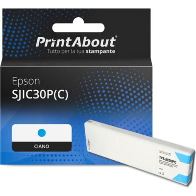 Cartuccia compatibile Epson SJIC30P(C) - Ciano