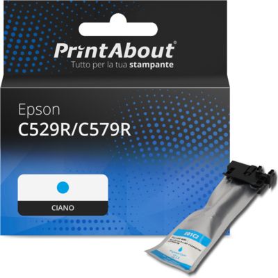 Cartuccia compatibile Epson C529R/C579R  (T01C200) - Ciano Alta capacità