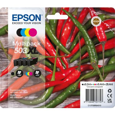 Cartuccia stampante Epson C13T09R64020 (503XL) - 4 colori Alta capacità Multipack