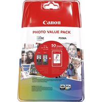 Cartuccia stampante Canon PG-540L / CL-541XL photo value pack - Nero + 3 colori Multipack