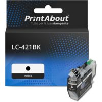 Cartuccia compatibile Brother LC-421BK - Nero