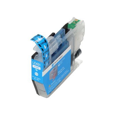 Cartuccia compatibile Brother LC-421C - Ciano