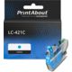 Cartuccia compatibile Brother LC-421C - Ciano