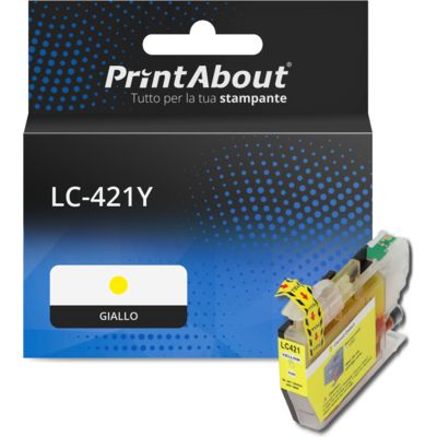 Cartuccia compatibile Brother LC-421Y - Giallo