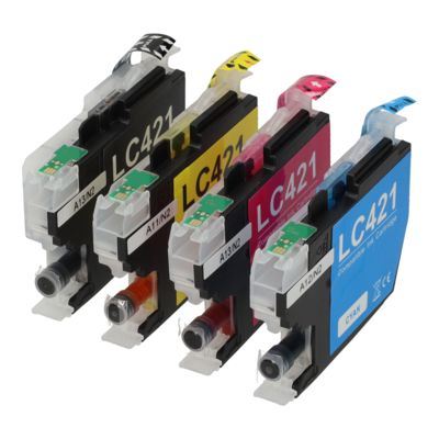 Cartuccia compatibile Brother LC-421VAL - 4 colori Multipack