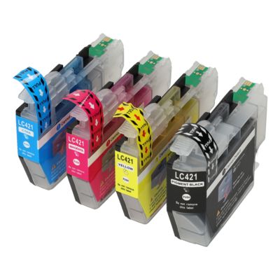 Cartuccia compatibile Brother LC-421VAL - 4 colori Multipack