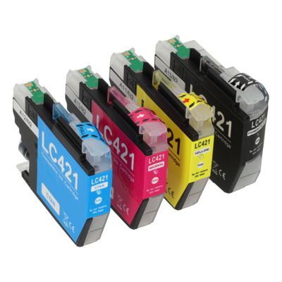 Cartuccia compatibile Brother LC-421VAL - 4 colori Multipack