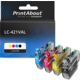 Cartuccia compatibile Brother LC-421VAL - 4 colori Multipack
