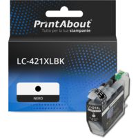 Cartuccia compatibile Brother LC-421XLBK - Nero Alta capacità