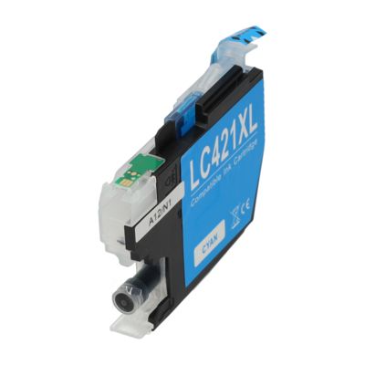 Cartuccia compatibile Brother LC-421XLC - Ciano Alta capacità