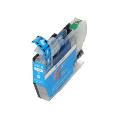Cartuccia compatibile Brother LC-421XLC - Ciano Alta capacità