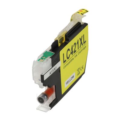 Cartuccia compatibile Brother LC-421XLY - Giallo Alta capacità