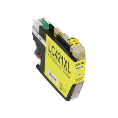 Cartuccia compatibile Brother LC-421XLY - Giallo Alta capacità