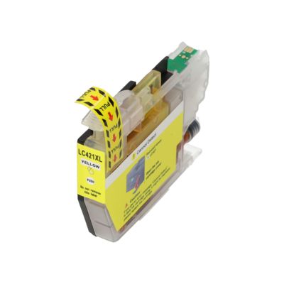 Cartuccia compatibile Brother LC-421XLY - Giallo Alta capacità