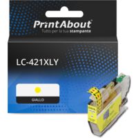 Cartuccia compatibile Brother LC-421XLY - Giallo Alta capacità