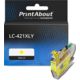 Cartuccia compatibile Brother LC-421XLY - Giallo Alta capacità