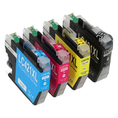 Cartuccia compatibile Brother LC-421XLVAL - 4 colori Alta capacità Multipack