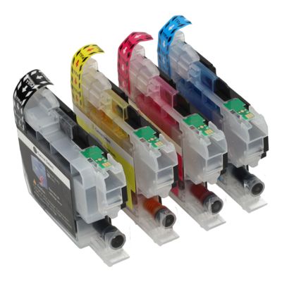 Cartuccia compatibile Brother LC-421XLVAL - 4 colori Alta capacità Multipack