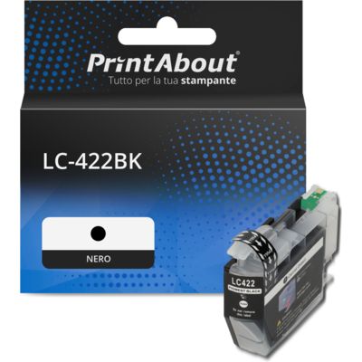 Cartuccia compatibile Brother LC-422BK - Nero