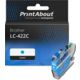 Cartuccia compatibile Brother LC-422C - Ciano